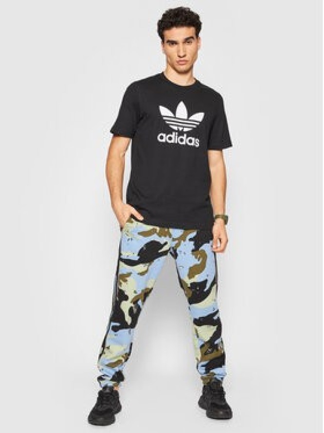 adidas T-Shirt adicolor Classics Trefoil H06642 Czarny Regular Fit