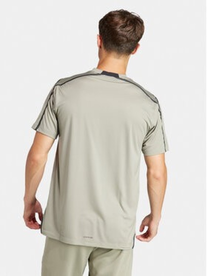 adidas Koszulka techniczna Designed for Training Adistrong IS3838 Zielony Slim Fit