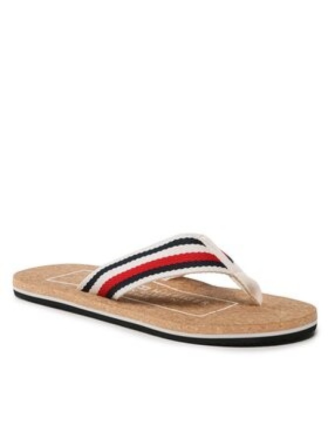 Tommy Hilfiger Japonki Cork Beach Sandal FM0FM04475 Beżowy