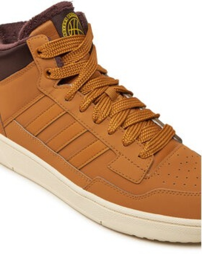 adidas Sneakersy Rapid Court Mid Winterized JR0171 Brązowy