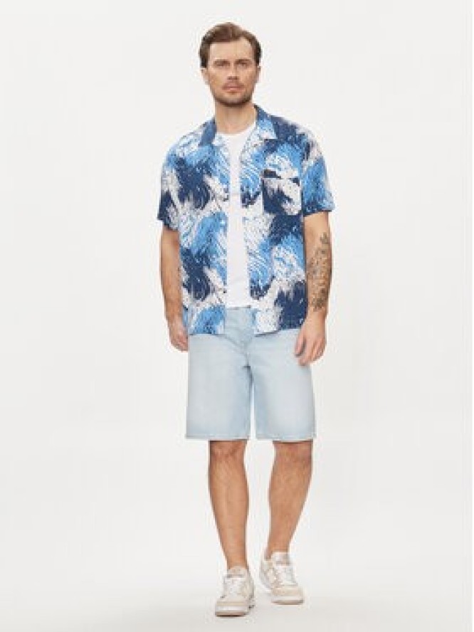 Lee Koszula Resort 112349945 Niebieski Relaxed Fit