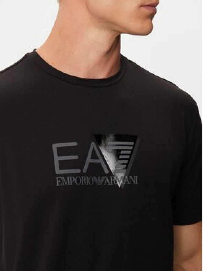 EA7 Emporio Armani T-Shirt 3DPT36 PJULZ 1200 Czarny Regular Fit