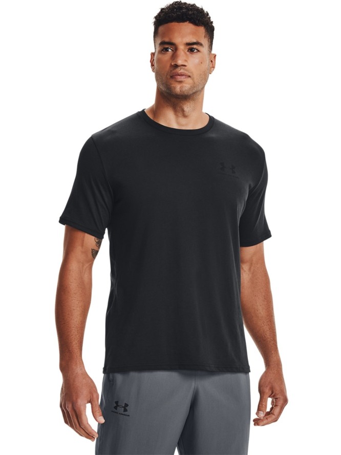 T-shirt męski Under Armour UA M Sportstyle Lc Ss - czarny