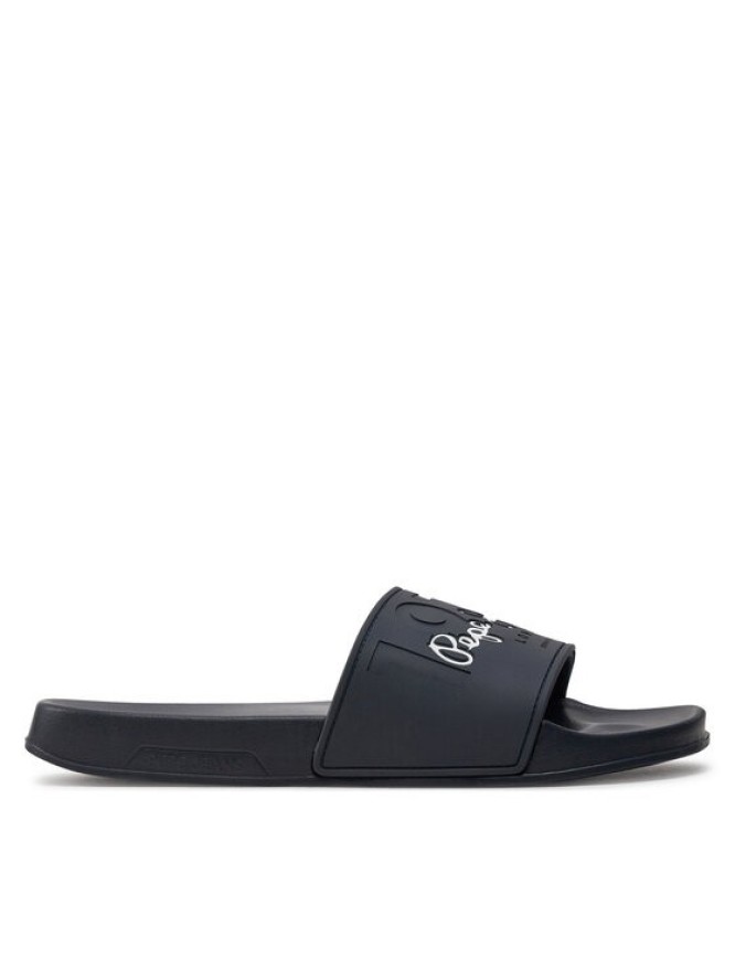 Pepe Jeans Klapki Slider Young M PMS70147 Granatowy