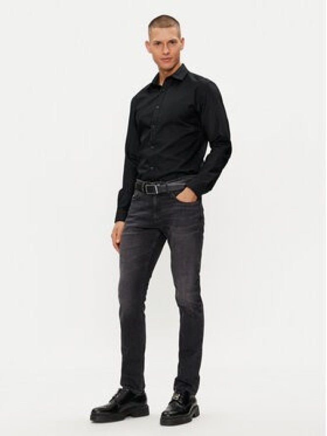 Jack&Jones Koszula Harvey 12248522 Czarny Slim Fit