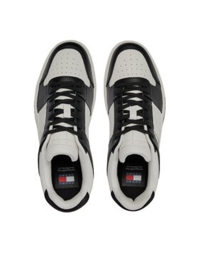 Tommy Jeans Sneakersy Tjm Leather Cupsole 2.0 EM0EM01352 Czarny