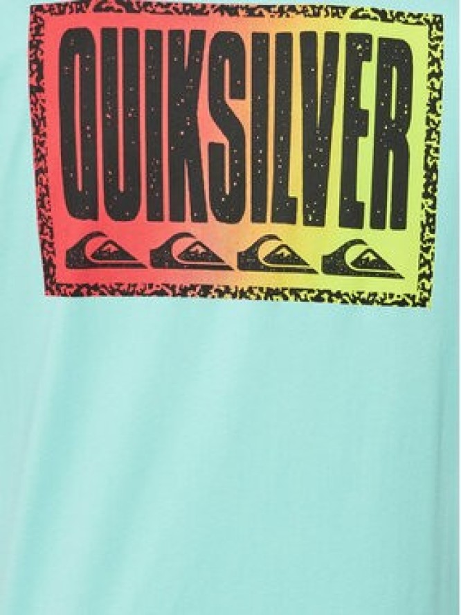 Quiksilver T-Shirt Long Fade EQYZT07670 Niebieski Regular Fit