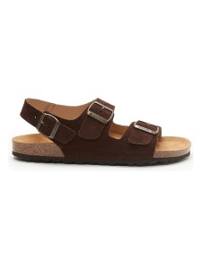 Mandel Skórzane sandały w kolorze brązowym rozmiar: 46