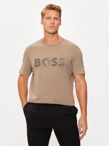 Boss T-Shirt Mirror 2 50525087 Zielony Regular Fit