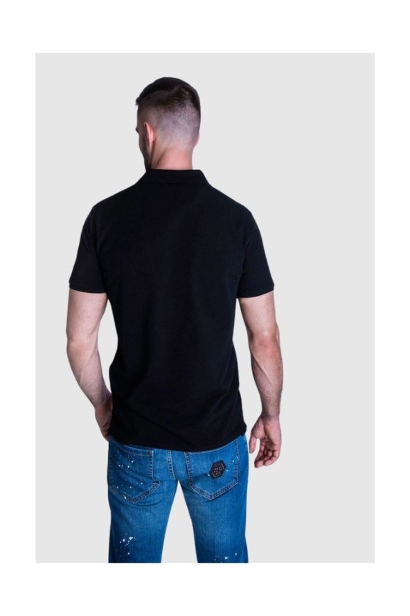 FENDI Koszulka polo męska w kolorze czarnym