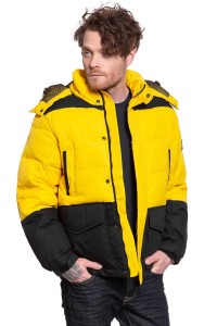 LEE MID PUFFER JACKET LEMON ZEST L87YUNMM