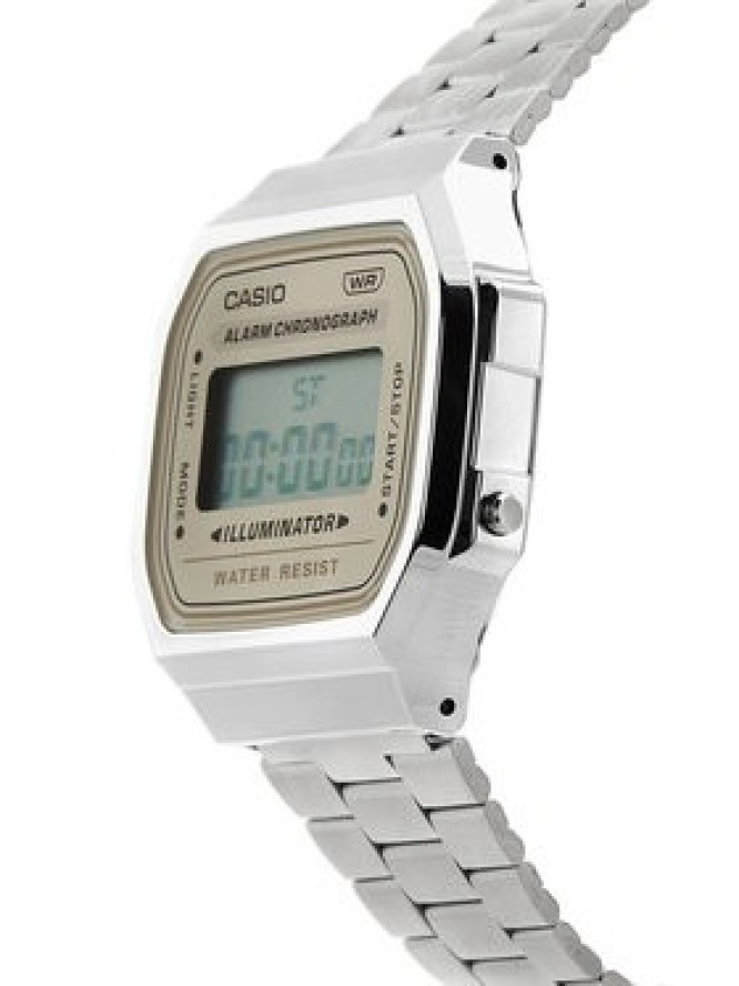 Casio Zegarek A168WA-8AYES Srebrny