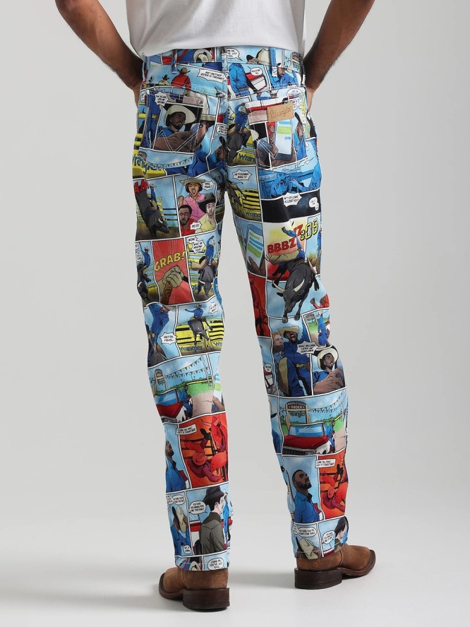 WRANGLER 13MWZ MĘSKIE SPODNIE JEANSOWE COMIC BOOK W13ZBC18M