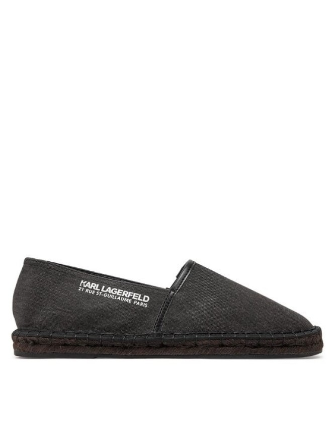 KARL LAGERFELD Espadryle KL70119 Czarny