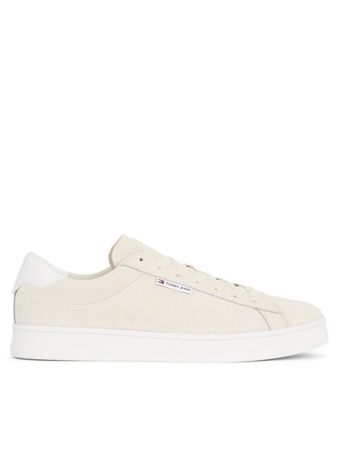 Tommy Jeans Sneakersy Tjm Leather Low Cupsole Suede EM0EM01375 Beżowy