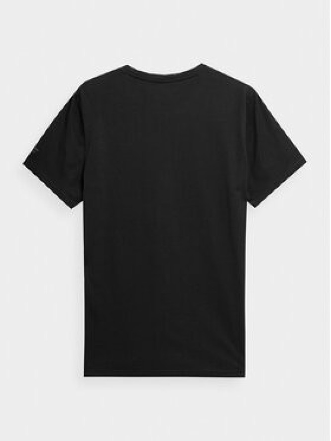 4F T-Shirt 4FSS23TTSHM489 Czarny Regular Fit
