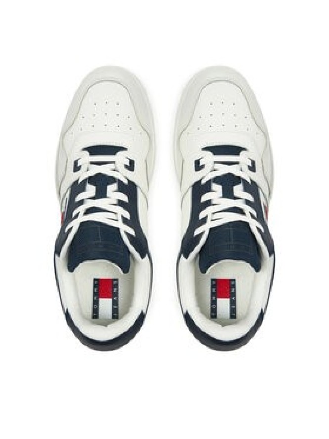 Tommy Jeans Sneakersy Tjm Retro Basket Ess EM0EM01395 Biały