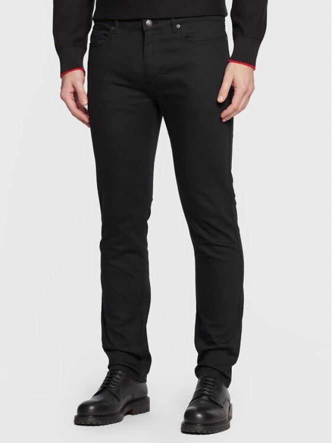 Hugo Jeansy 50481814 Czarny Slim Fit