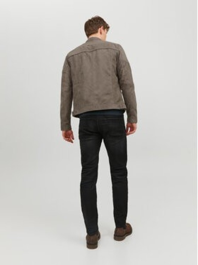 Jack&Jones Kurtka z imitacji skóry Rocky 12147218 Szary Regular Fit