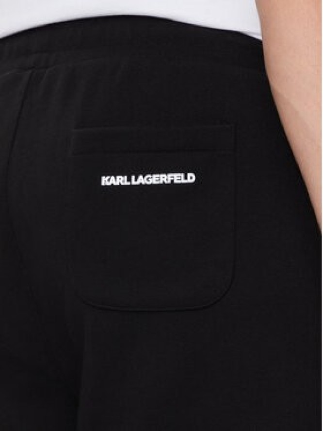 KARL LAGERFELD Szorty sportowe 705032 542900 Czarny Regular Fit