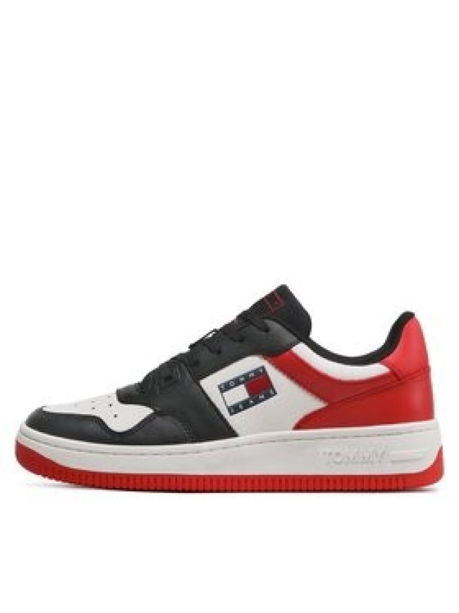 Tommy Jeans Sneakersy Basket Leather EM0EM01162 Kolorowy