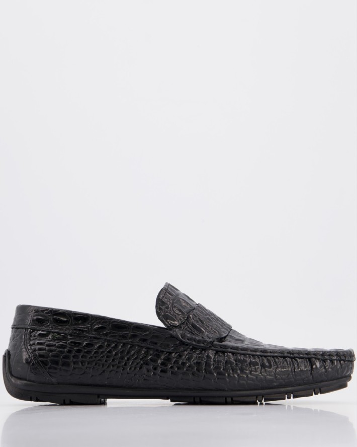 CZARNE MOKASYNY MĘSKIE 15711 CROC BLACK