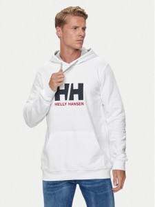 Helly Hansen Bluza Hh Logo 33977 Biały Regular Fit