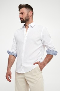 Koszula męska lniana Hanson JOOP! JEANS