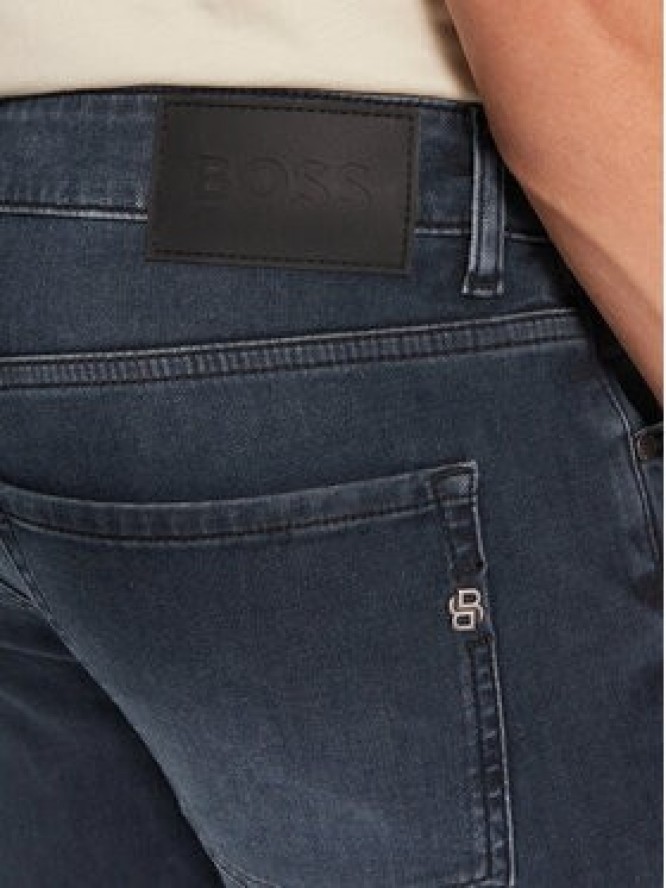 Boss Jeansy P-Delaware 50527044 Granatowy Slim Fit