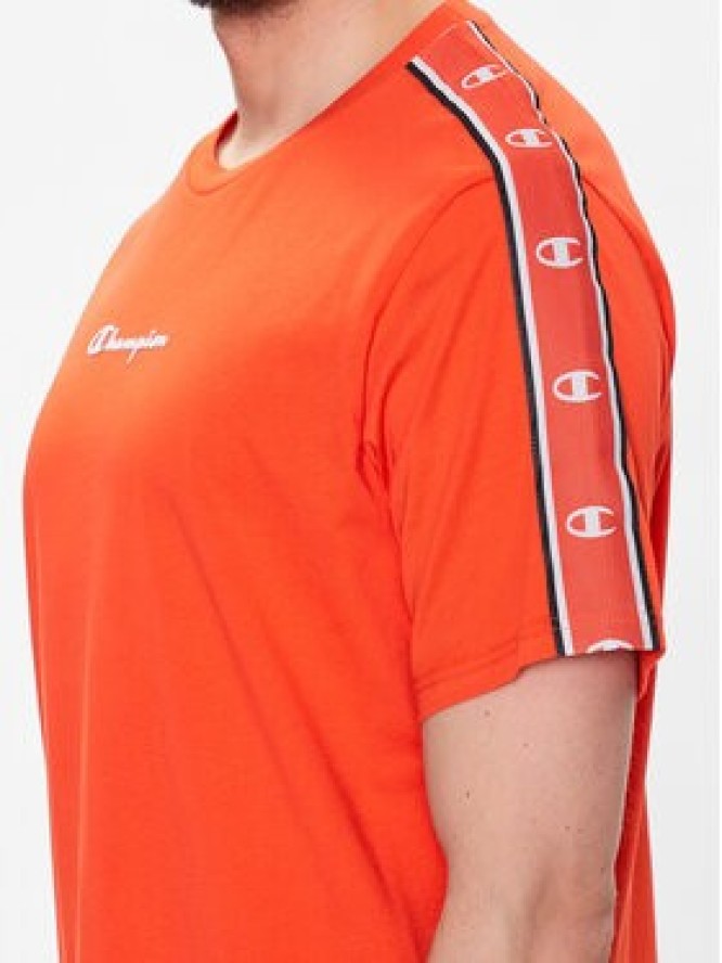 Champion T-Shirt 218472 Pomarańczowy Regular Fit