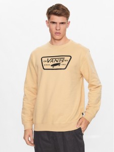 Vans Bluza Mn Full Patch Crew Ii VN0A45CI Beżowy Classic Fit