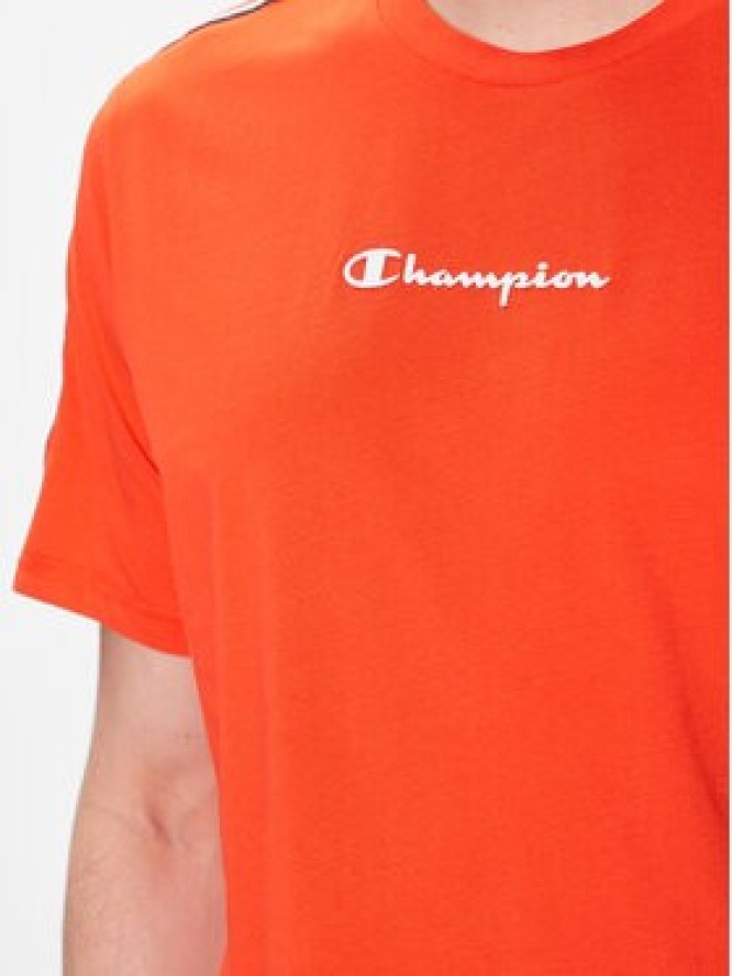 Champion T-Shirt 218472 Pomarańczowy Regular Fit