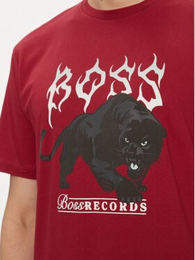 Boss T-Shirt TeePantera 50510223 Czerwony Regular Fit