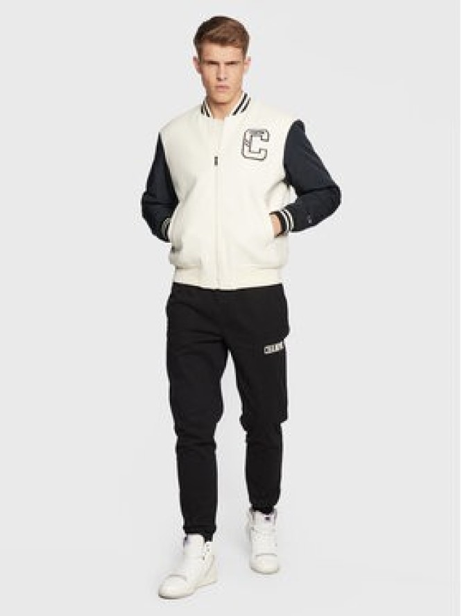 Champion Kurtka bomber College Inspired 218088 Beżowy Regular Fit