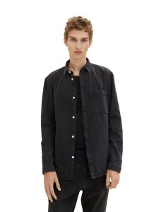 Tom Tailor Denim Koszula 1034906 Czarny