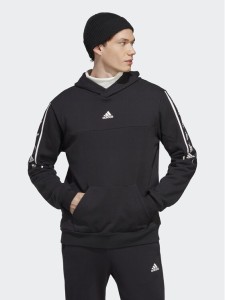 adidas Bluza Brandlove Hoodie IC6788 Czarny Regular Fit