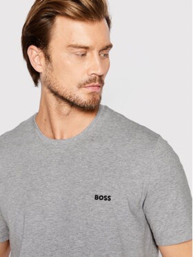 Boss T-Shirt Mix&Match 50469550 Szary Regular Fit