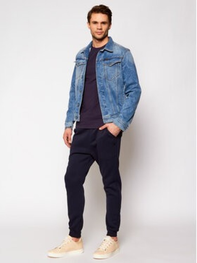 G-Star Raw Spodnie dresowe Premium Core D15653-C235-6067 Granatowy Slim Fit