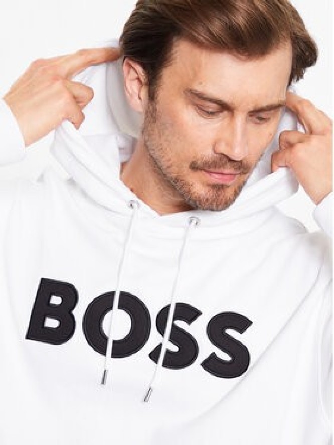 Boss Bluza 50486243 Biały Regular Fit