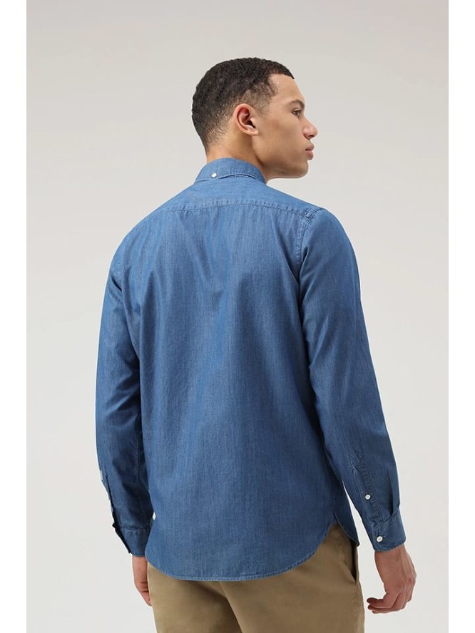 Woolrich Koszula "Classic" - Regular fit - w kolorze niebieskim rozmiar: S
