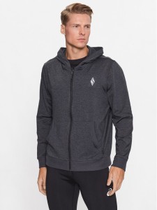 Skechers Kurtka przejściowa Knits Ultra Go Full Zip Hoodie JA26 Szary Regular Fit