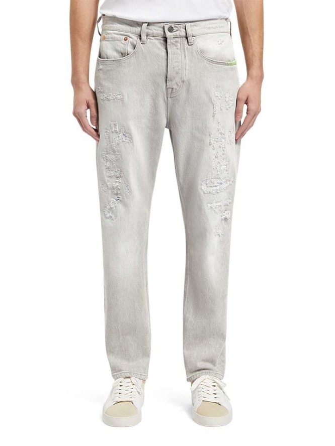 Scotch & Soda Dżinsy - Tapered fit - w kolorze szarym rozmiar: W33/L32