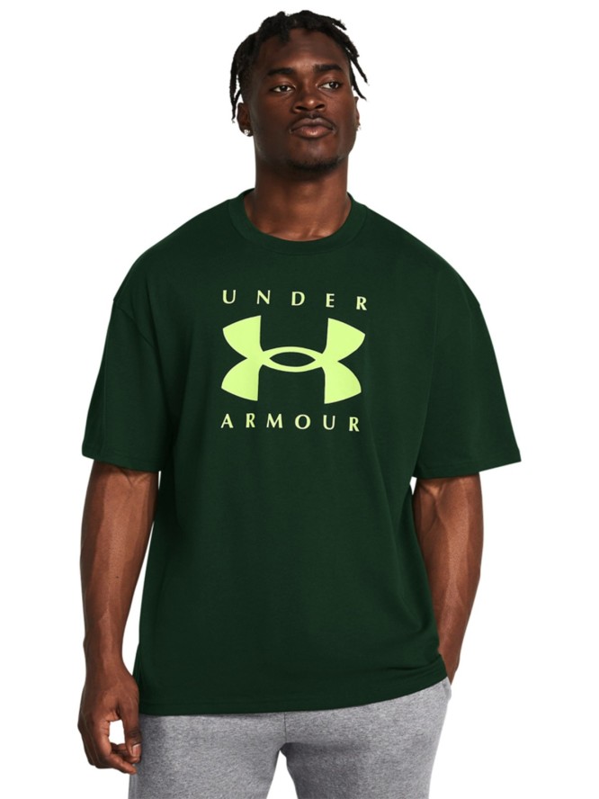 T-shirt męski Under Armour UA M Hw Os Branded Ss - zielony