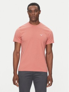 Barbour T-Shirt Essential Sports MTS0331PI55 Różowy Tailored Fit