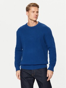 Selected Homme Sweter 16094552 Niebieski Relaxed Fit