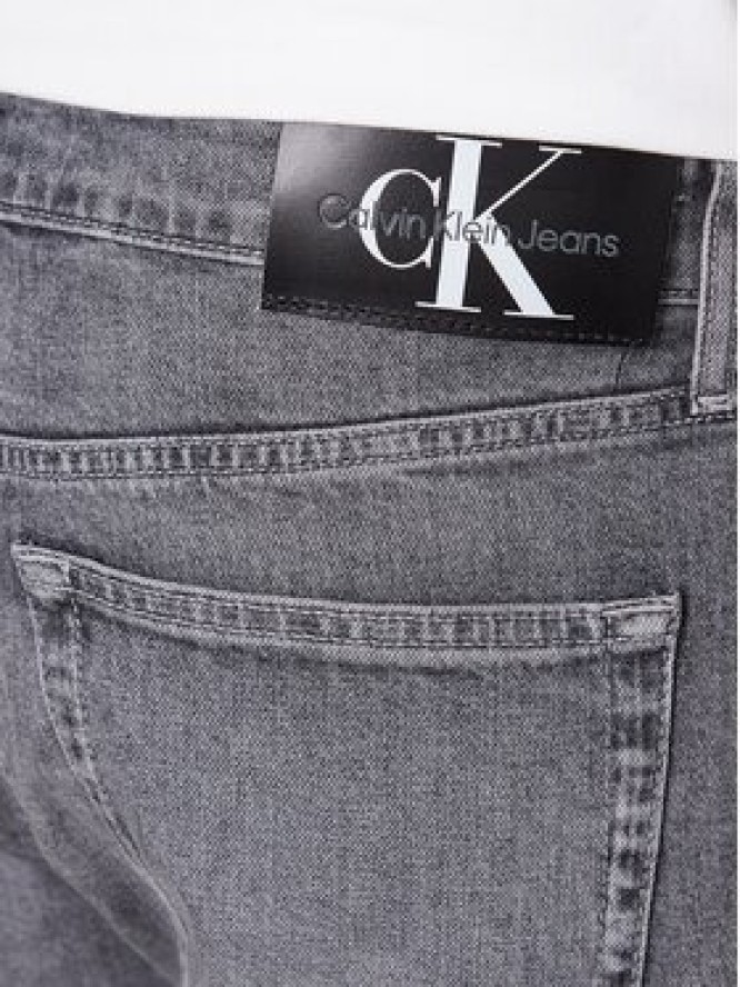 Calvin Klein Jeans Jeansy J30J323363 Szary Slim Taper Fit