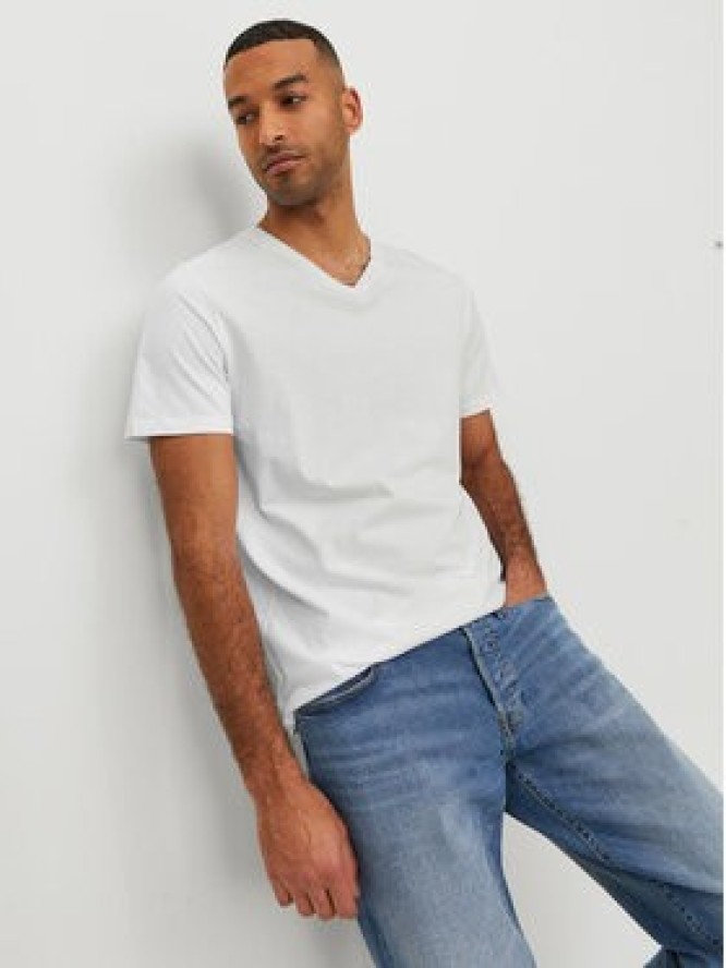 Jack&Jones T-Shirt Basic 12156102 Biały Standard Fit