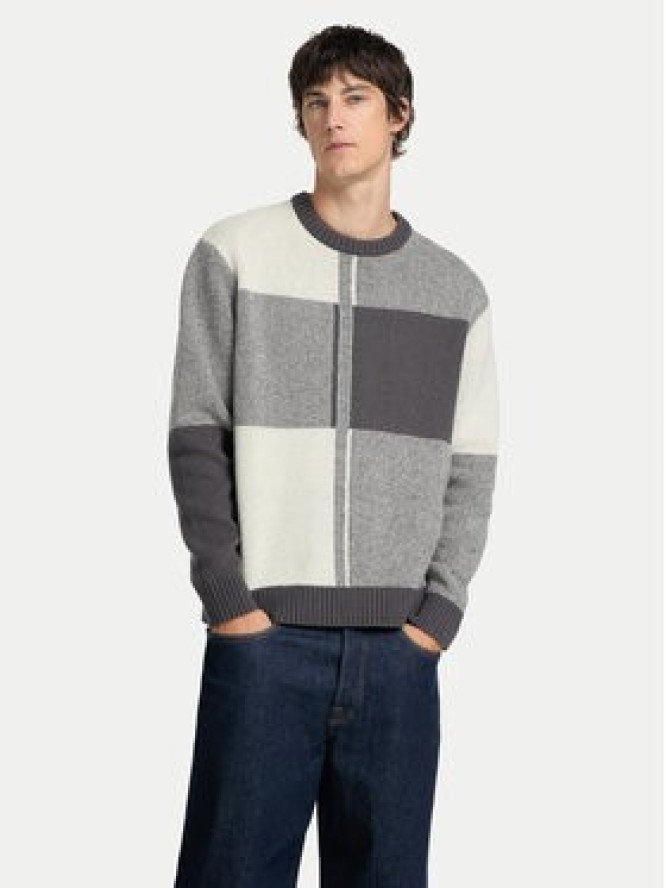 Selected Homme Sweter 16094557 Szary Relaxed Fit