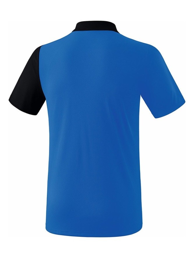erima Sportowa koszulka polo "Liga 2.0" w kolorze niebiesko-czarnym rozmiar: M