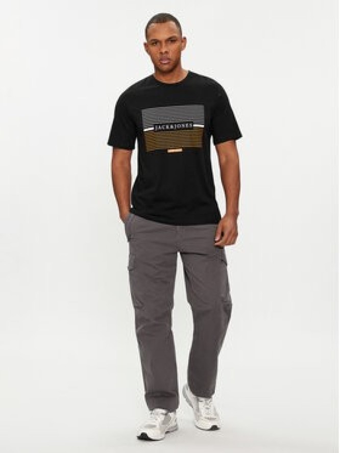 Jack&Jones T-Shirt Cyrus 12247810 Czarny Standard Fit